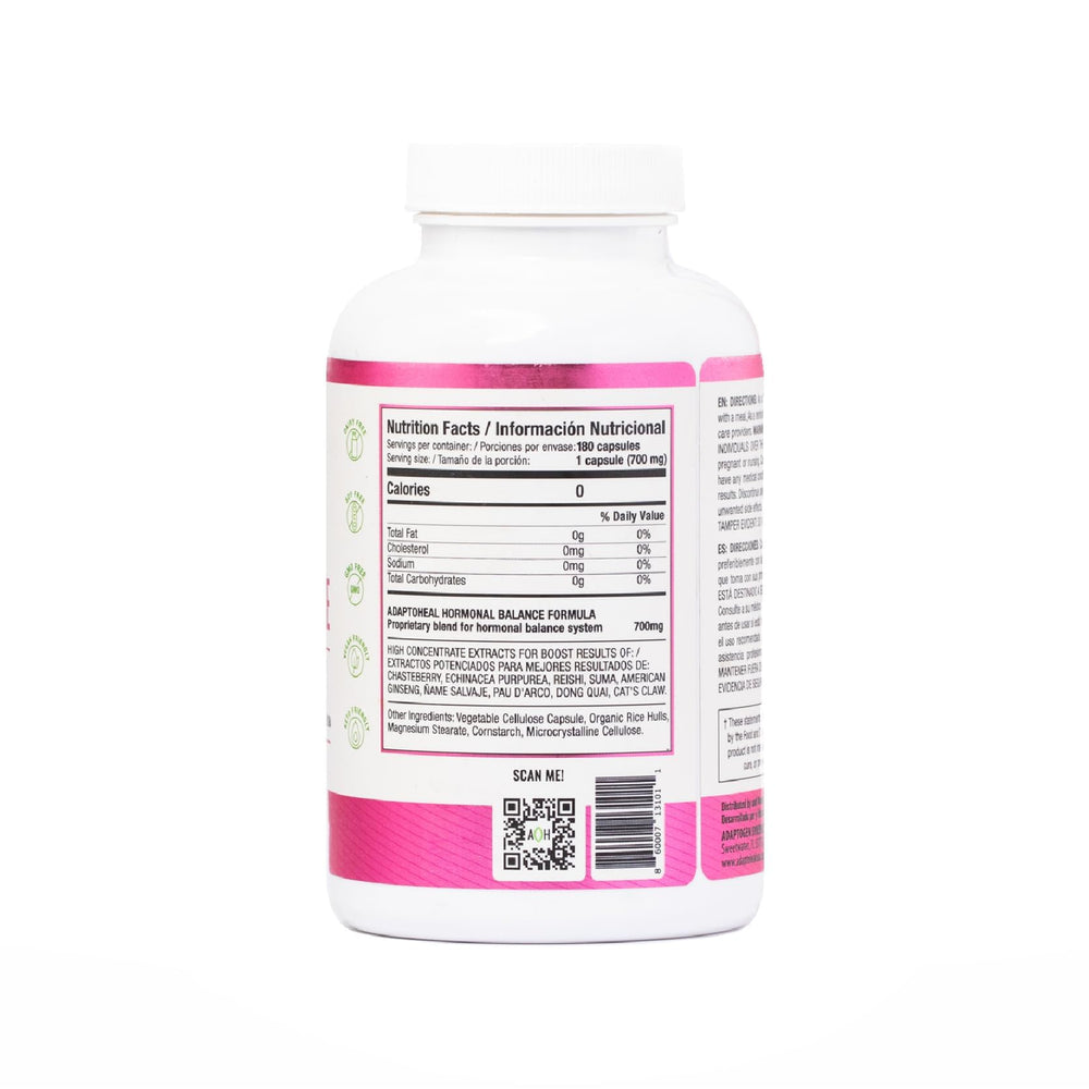 ADAPTOHEAL Hormobalance herbal-blend ingredients display together