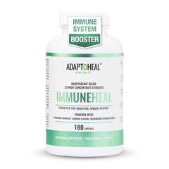 ADAPTOHEAL Immuneheal bottle front view for daily immune support