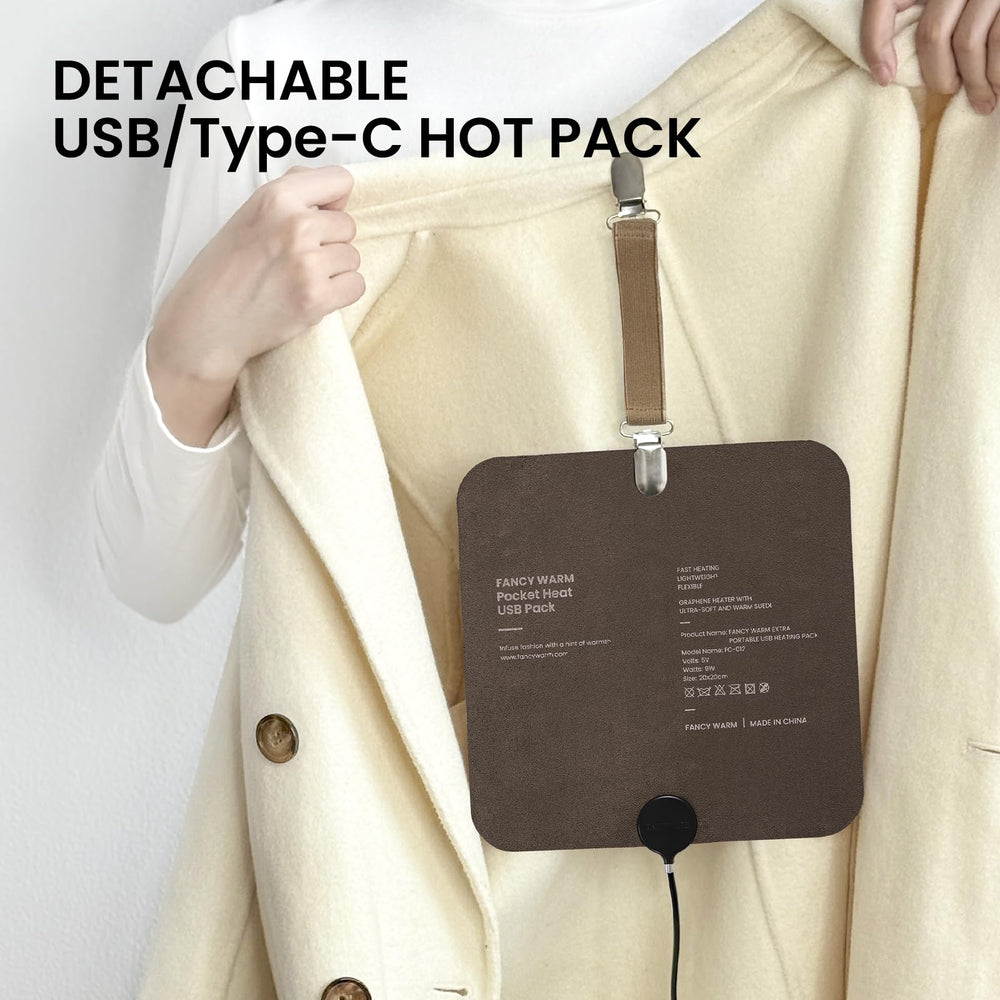 ADD.HERES heating pad settings controller highlighted for precise temperature adjustment.