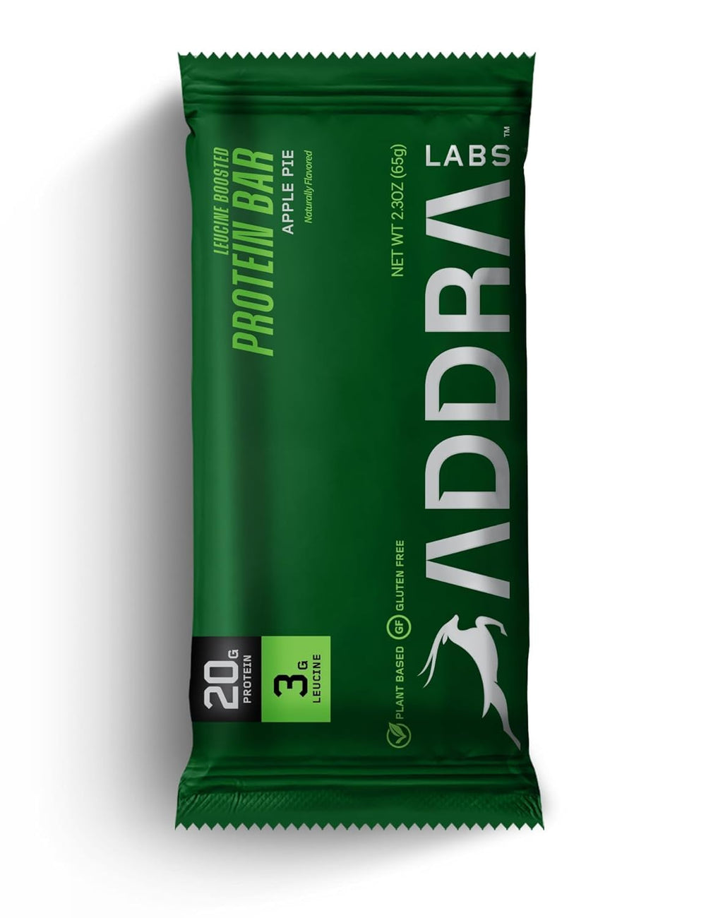ADDRA Endurance Bar Apple Pie pack front view for on-the-go recovery