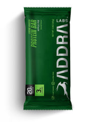 ADDRA Endurance Bar Apple Pie pack front view for on-the-go recovery
