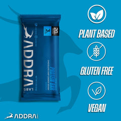 ADDRA Endurance Bar Chocolate Chip Cookie Dough soft texture for easy post-workout snack.