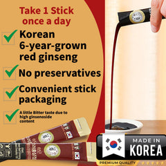 Addung 6-year red ginseng harvest highlighted for potency.