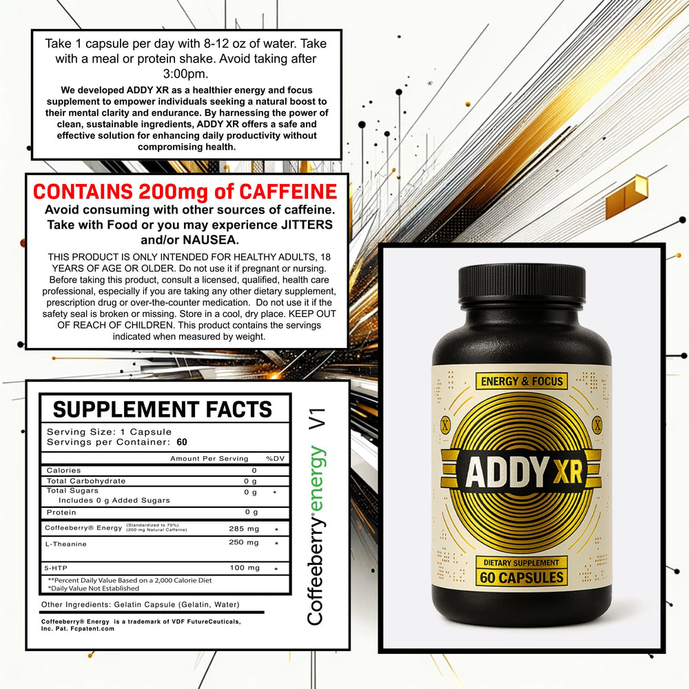 ADDY XR premium packaging design for a luxury lifestyle