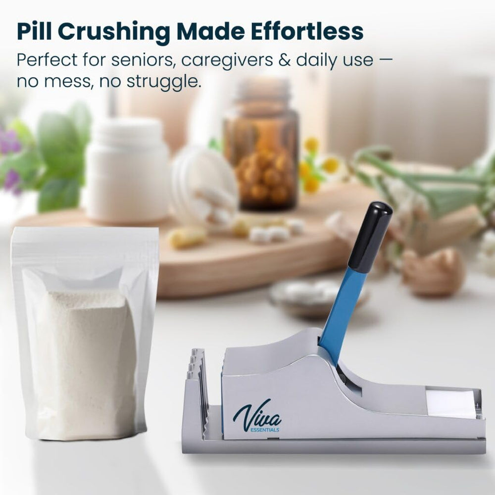 Built-in pouch compartment on AdirMed VivaEssentials for neat use