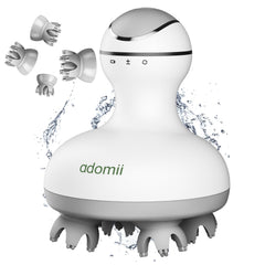 adomii cordless scalp massager for convenient home relaxation
