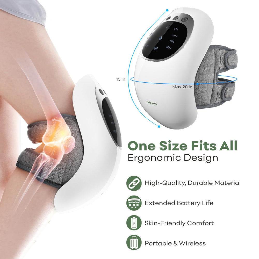 adomii touch controls and LED display for effortless customization