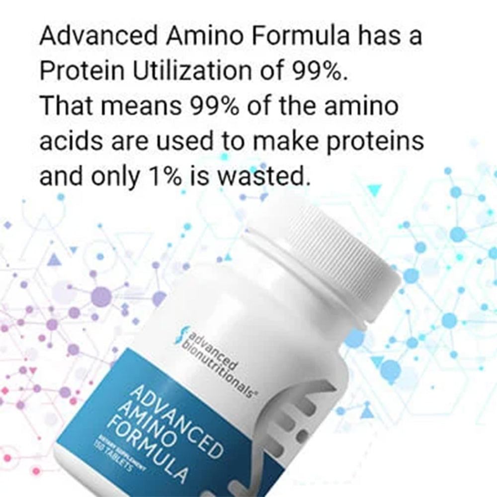 Athlete uses Advanced Amino Formula tablets during training for energy and stamina.