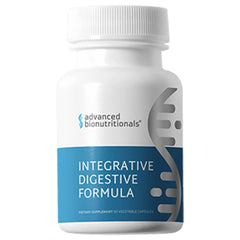 Advanced Bionutritionals Integrative Digestive Formula bottle with ginger root for gentle digestion support