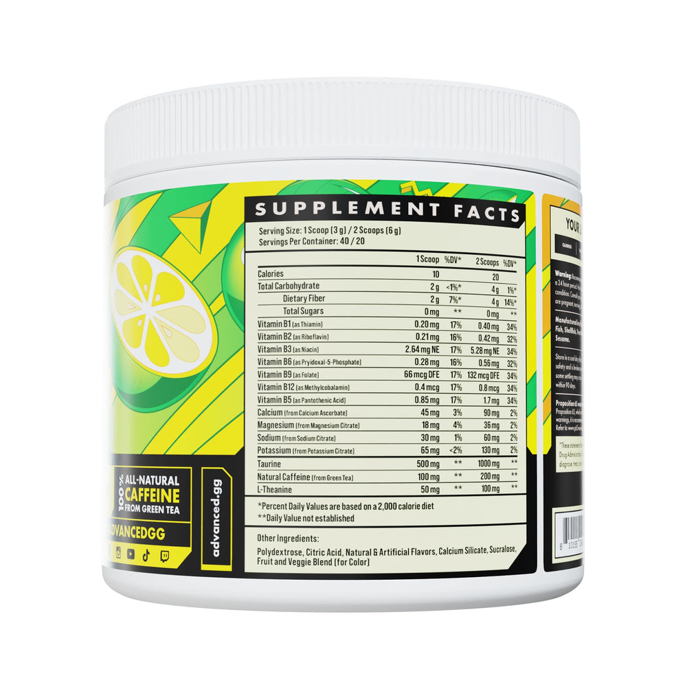 Advanced Energy sugar-free formula supports keto friendly snacking during busy days