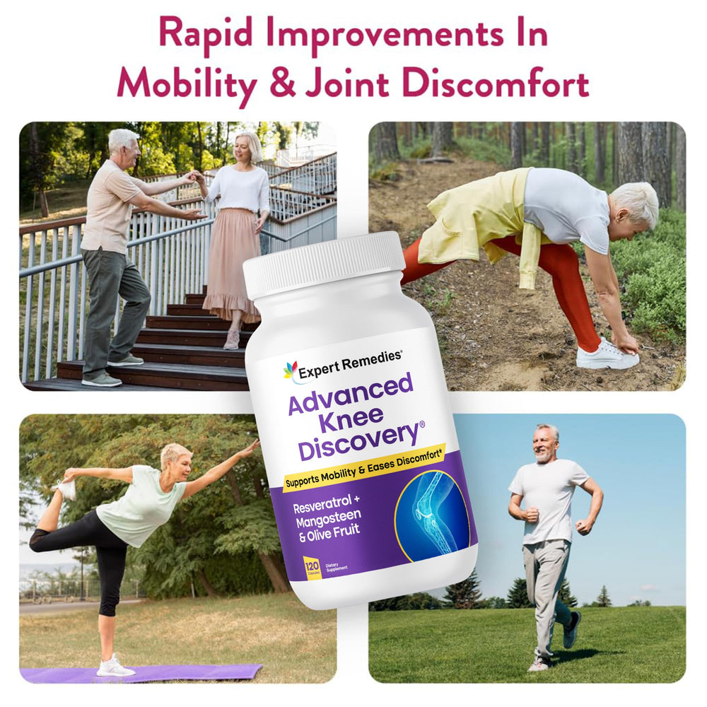 Advanced Knee Discovery Mangoselect ingredient focus emphasizes natural joint care.