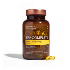 Advanced Trichology EFA Complete bottle front showing omega blend for daily wellness