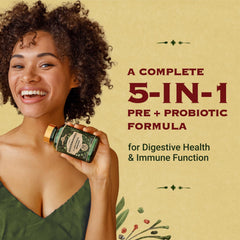 AdvantageNutra probiotics capsules close-up highlighting 10 Billion CFU potency.