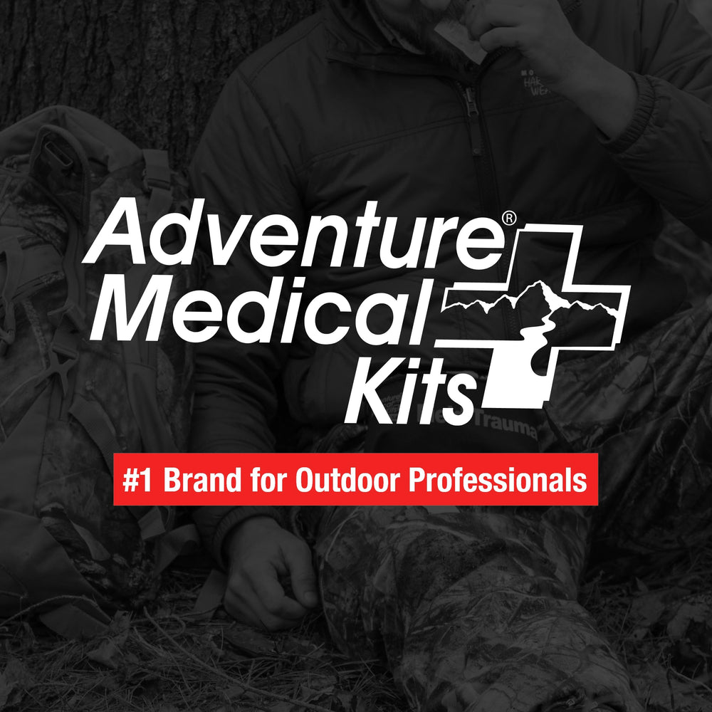 Designed for 1-4 people for up to 4 days in the backcountry by Adventure Medical Kits.