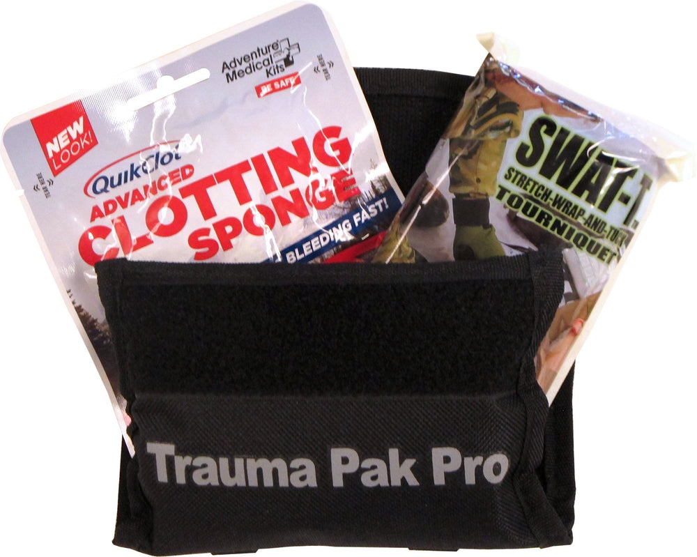 Adventure Medical Kits Trauma Pak Pro compact case fits in pockets for on-the-go preparedness