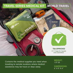 Precision forceps included in Adventure Medical Kits World Travel First Aid Kit