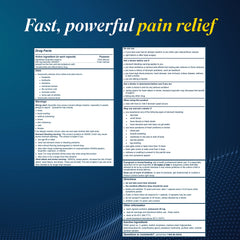 Menstrual pain relief in convenient on-the-go packaging.