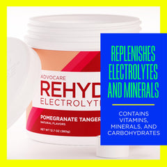 Glass of Rehydrate with ice showing refreshing hydration and flavor