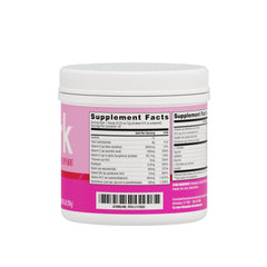 AdvoCare Spark pink lemonade scoop dissolving in water for quick energy