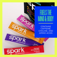 AdvoCare Spark served in a glass, offering a refreshing energy boost.