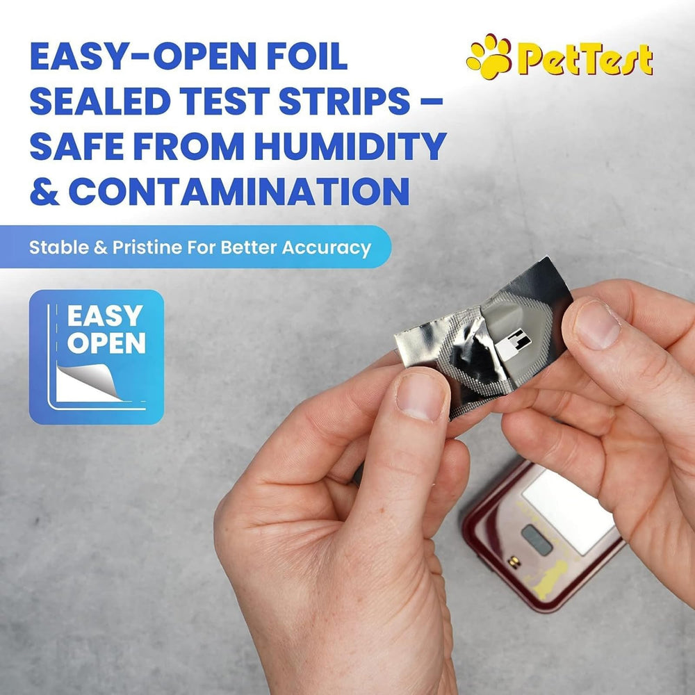 Advocate PetTest soft carrying case keeps supplies organized on the go.