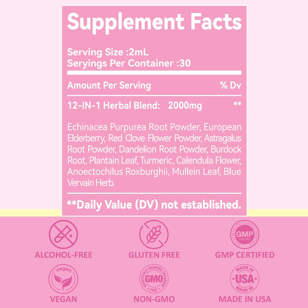 Aegisvital packaging noting vegan, alcohol-free, and sugar-free formula