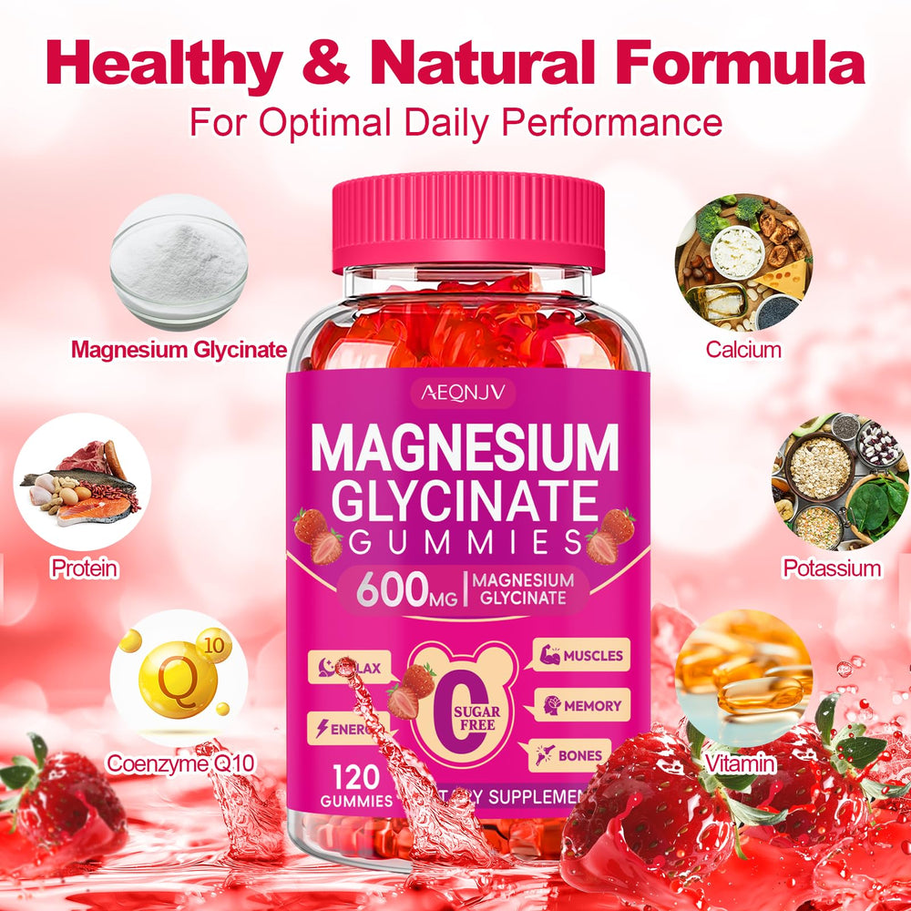 AEQNJV Gummies beside glass of water – convenient evening ritual for winding down