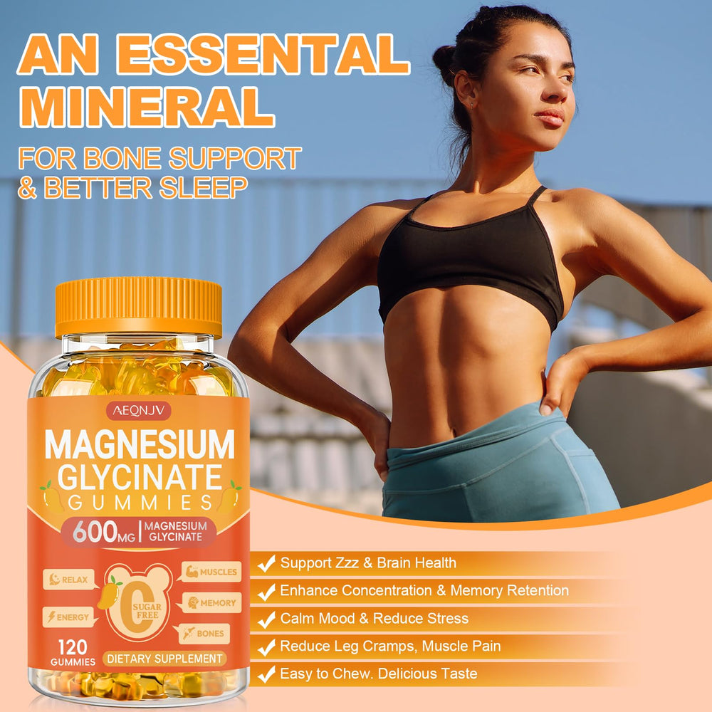 AEQNJV vegan and gluten-free gummies suitable for adults.