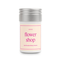 AERA Flower Shop fragrance bottle with rose and water lily for a refreshed living space.