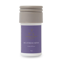 Aera Mini De-Stress Mind notes frankincense, petitgrain and wild chamomile for calming ambiance.
