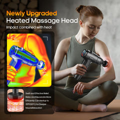 AERLANG back massager with heat eases tense muscles for comfort.