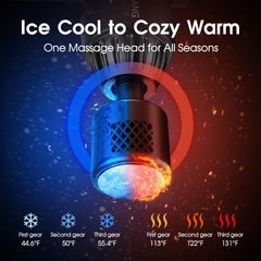 AERLANG device shows hot and cold settings on display for personalized recovery.