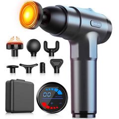 AERLANG massage gun with heated head for deeper relaxation and faster recovery.