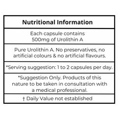 Aeternum UA bottle with clear label supports additive-free supplementation.