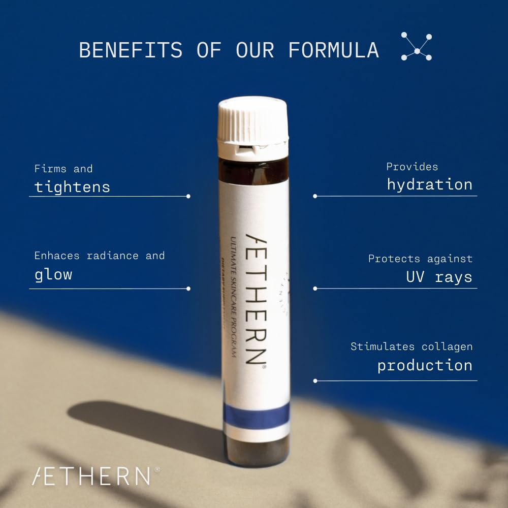 AETHERN close-up label details highlight quality ingredients.