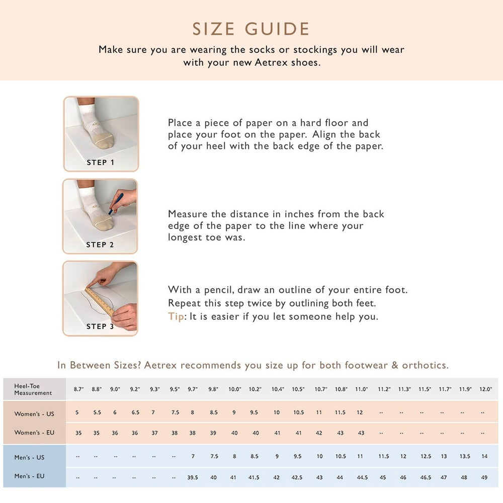 Aetrex Women's Orthotics ready for hiking or golf with versatile support on outdoor footwear.
