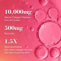 AFC Tsubaki Ageless bottle close-up label highlights collagen-rich formula.