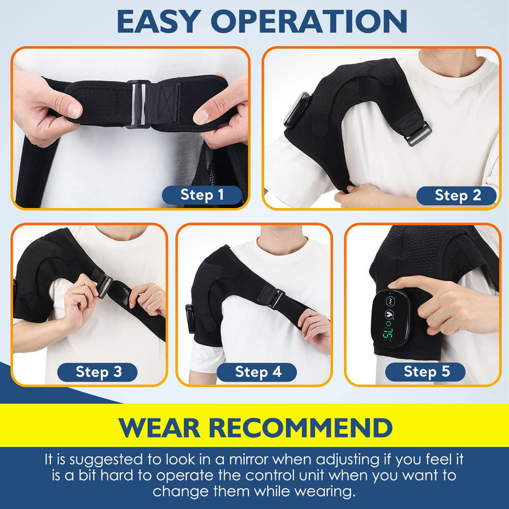 AFDEAL neoprene shoulder wrap provides soft, supportive compression