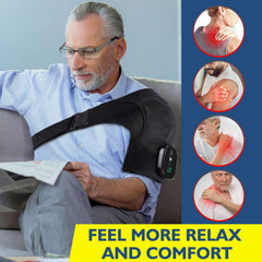 AFDEAL USB-C rechargeable shoulder wrap ready for on-the-go use