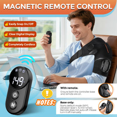 AFDEAL shoulder pad with five vibration modes for targeted massage