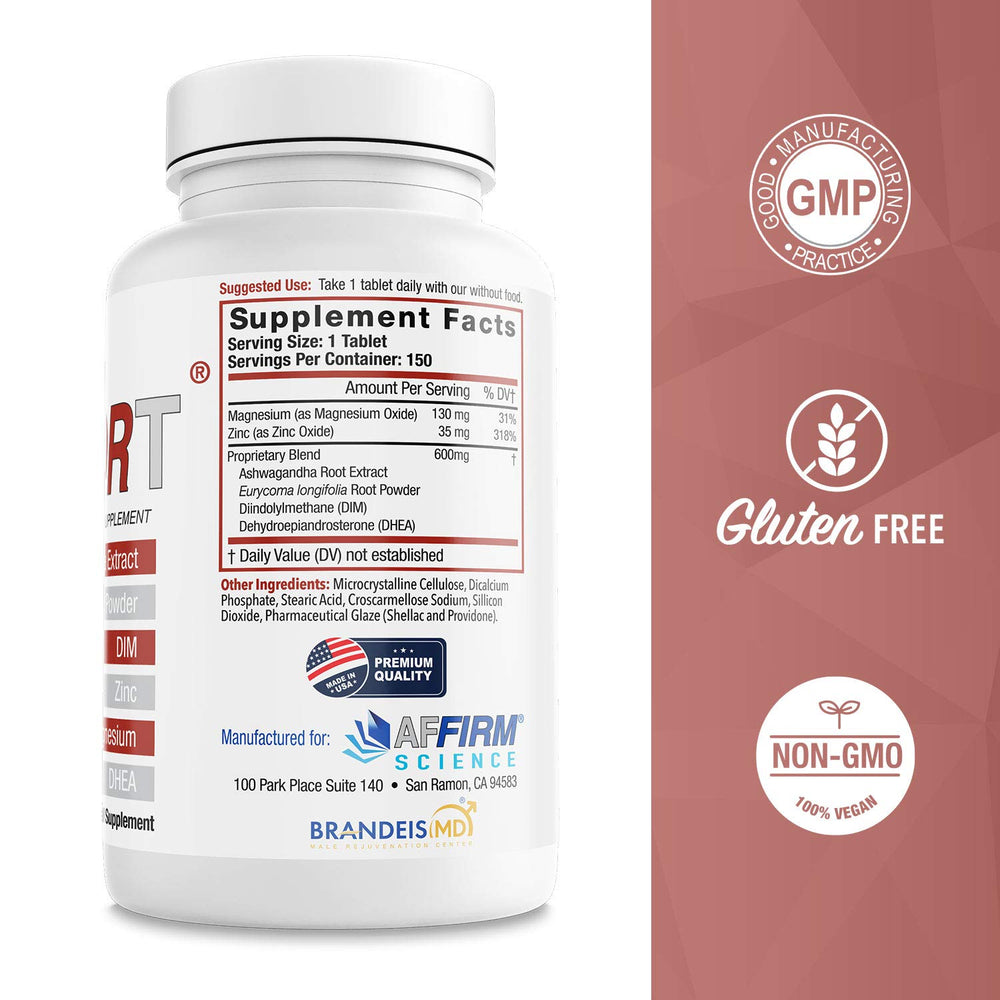 Affirm wellness tray with supplement signaling daily health focus