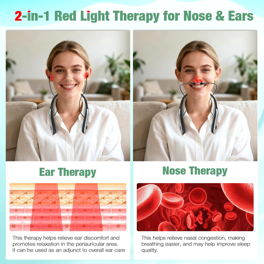 AFFLAT red light nose tip for daily nasal care.