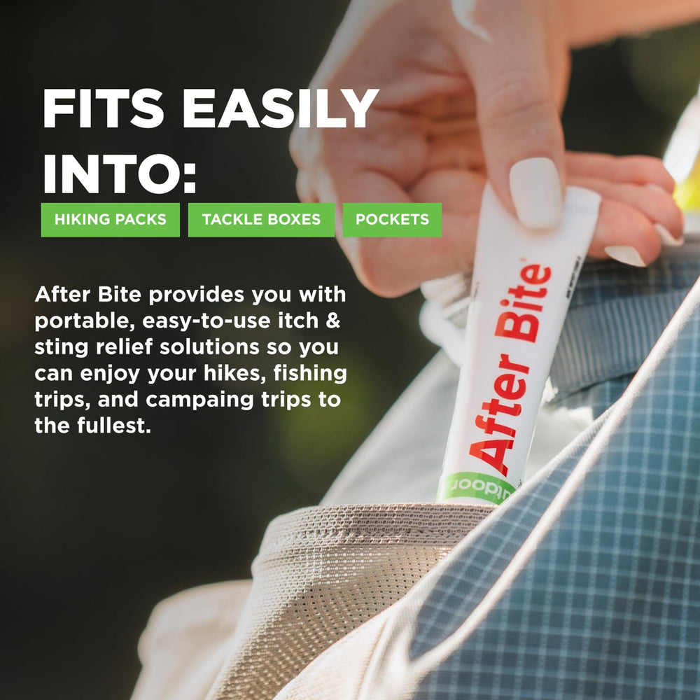 After Bite Outdoor Formula label shows 2% Diphenhydramine HCl for itch relief