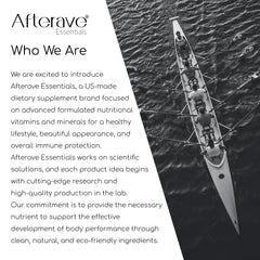 Afterave Essentials HairBeyond nutrition facts panel displaying serving size and nutrients