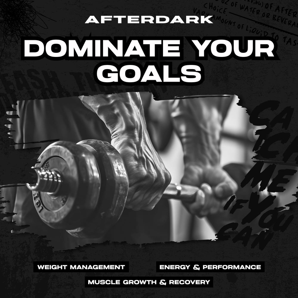 AFTERDARK AfterBites serving suggestions with milk for easy workouts
