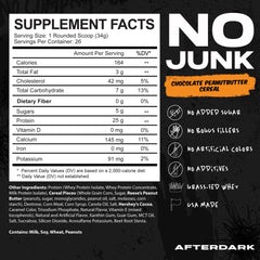 AFTERDARK AfterBites powder dissolves easily in liquid for quick, creamy shakes