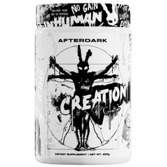 Afterdark Creatine + HMB powder bottle in Cherry Italian Ice flavor for enhanced workouts