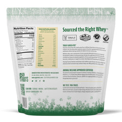 AGN Roots whey scoop in powder for precise post-workout serving.