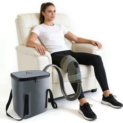 Aheamdear knee ice machine 19qt bucket for extended cooling after surgery.