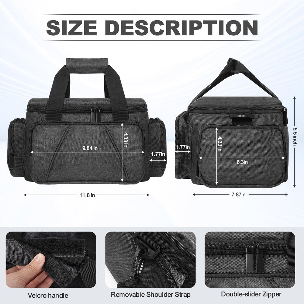 AHIBIO CPAP travel bag ID slot adds security and quick identification